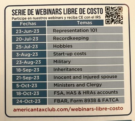 Webinars de AmeriTax