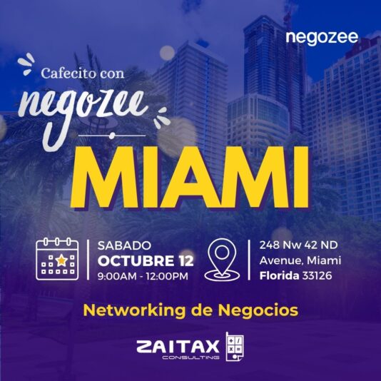 3. Cafecito con negozee MIAMI