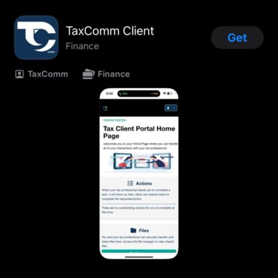 taxcomm client app