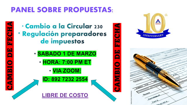 PANEL SOBRE PROPUESTAS