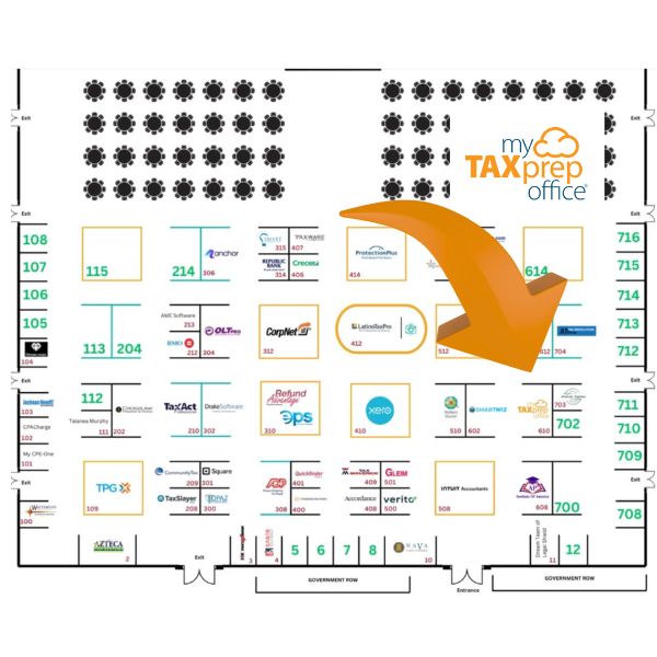 Latino Tax Fest - 2025 Booth Location (1)