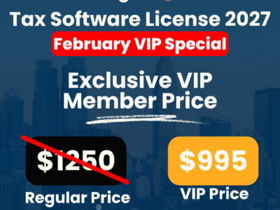Tax Software License 2027