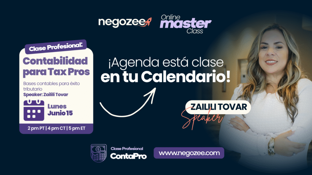 Clase en Vivo de Contabilidad para Tax Pros
