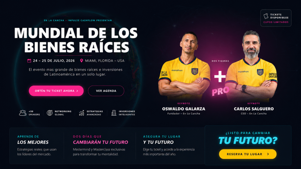 MUNDIAL DE LOS BIENES RAÍCES 2026